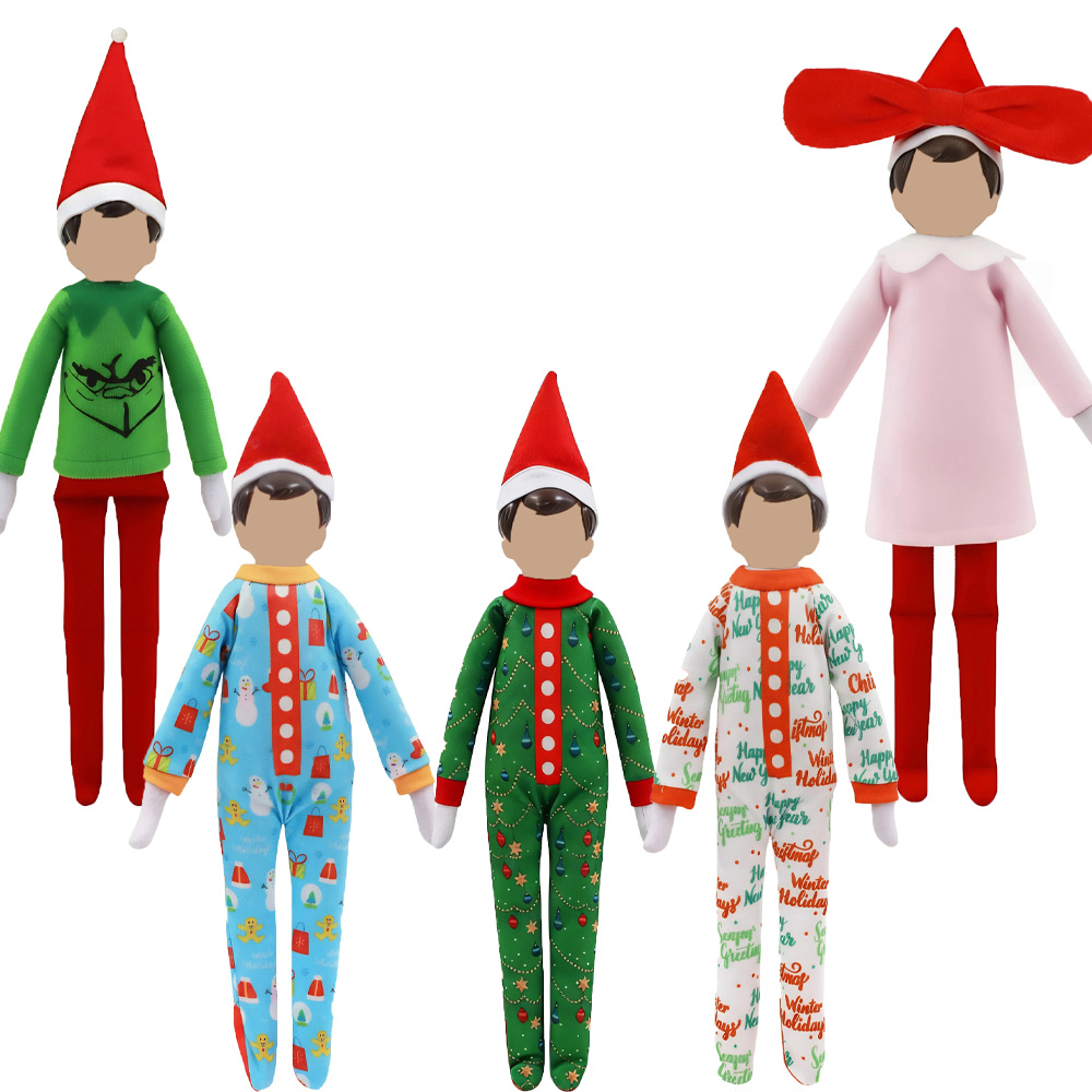 Santa Hat Plush - Suitable For 30cm Dolls, Christmas Doll