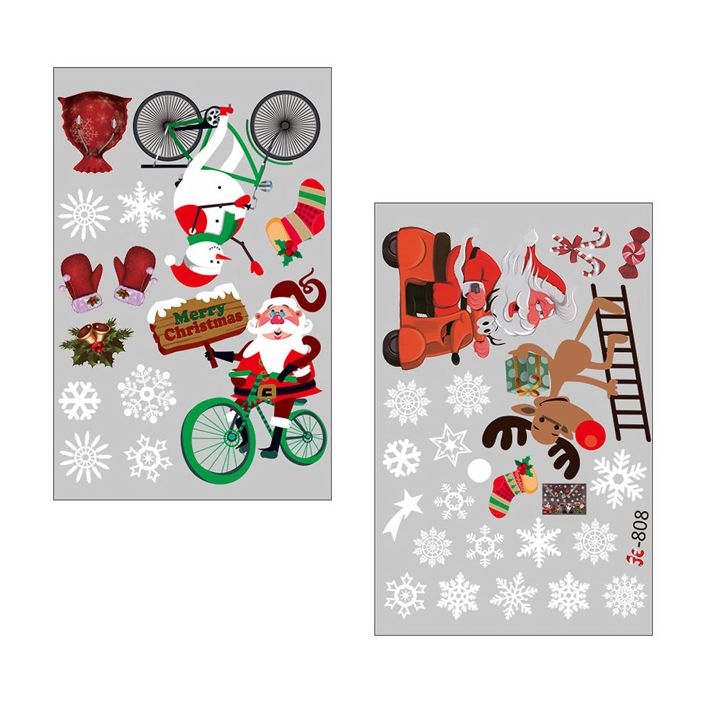 Window Winter Sticker Scene Ho - đánh giá và giá Snowflake Window Decal