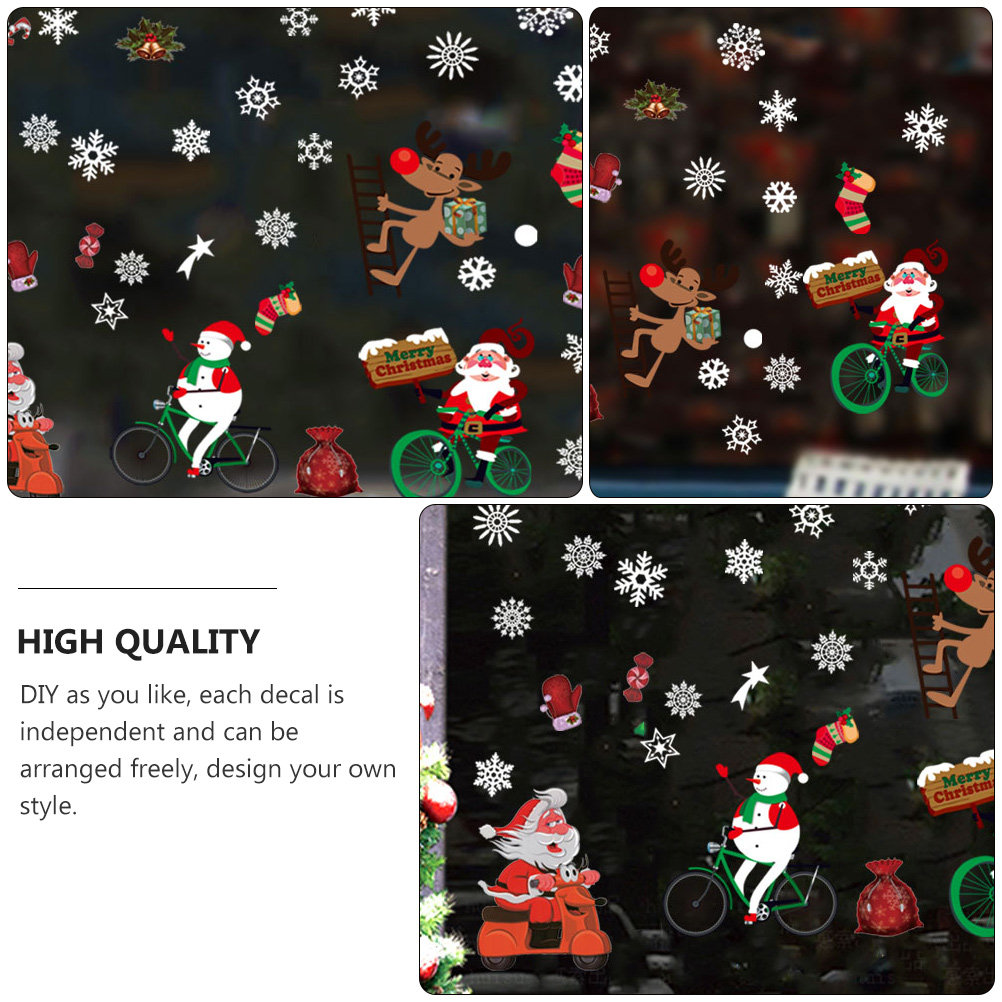 Window Winter Sticker Scene Ho - đánh giá và giá Snowflake Window Decal