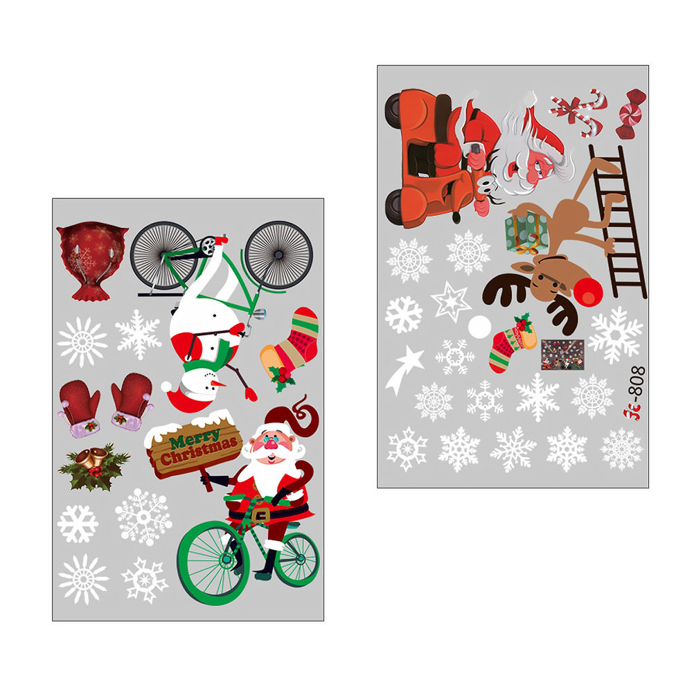Window Winter Sticker Scene Ho - đánh giá và giá Snowflake Window Decal