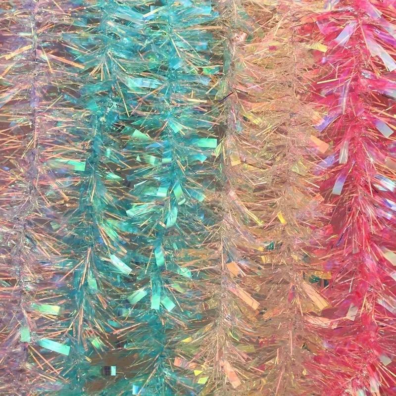 Light Green Iridescent Hologra - đánh giá và giá Tinsel Garland Decoration