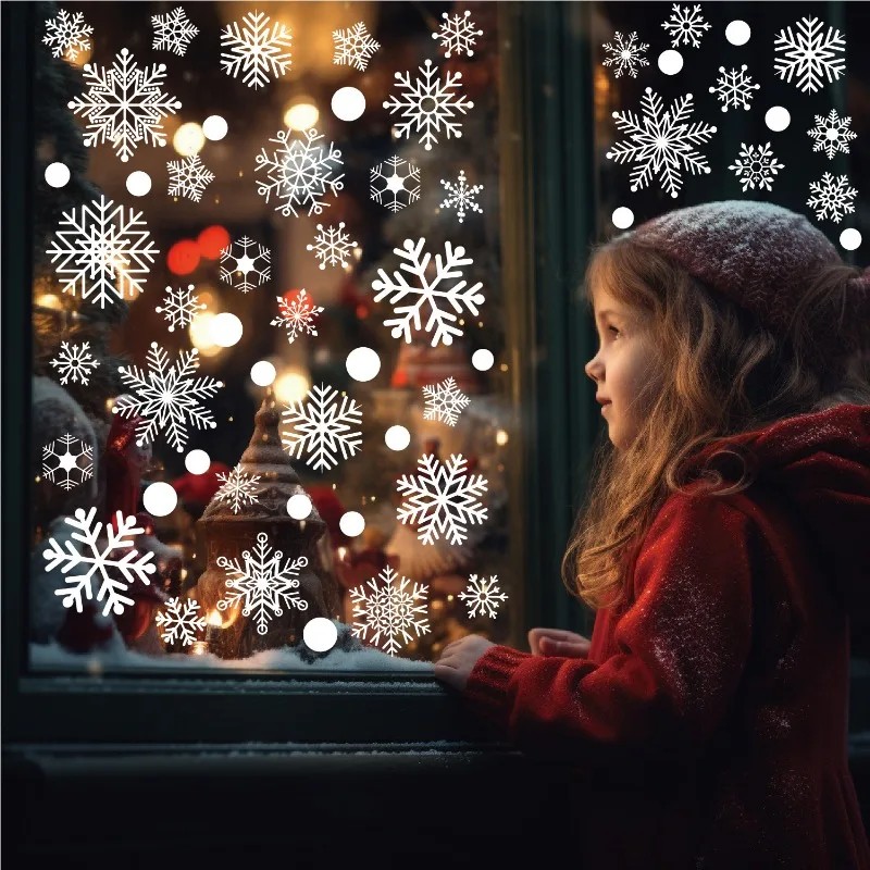 christmas window clings snowfl - đánh giá và giá Snowflake Window Decal