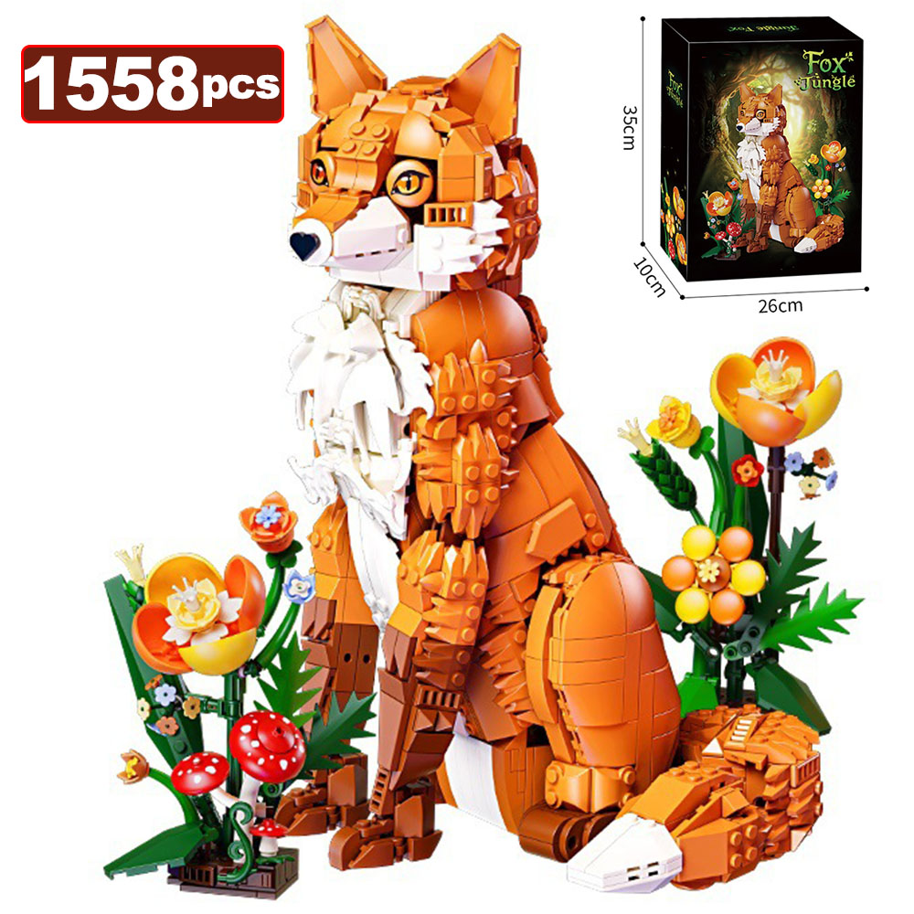 1558PCS MOC Jungle Fox Model B - đánh giá và giá Lego Set Creator