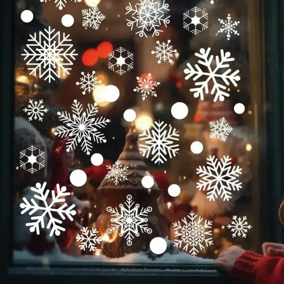 1Set Snowflake Window Stickers - đánh giá và giá Snowflake Window Decal