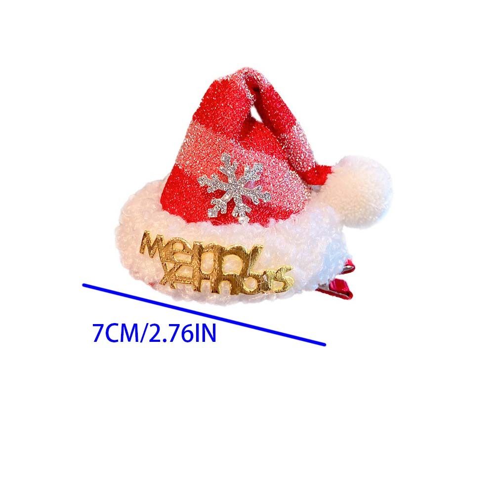 Cute Star Christmas Hair Clip  - đánh giá và giá Santa Hat Plush