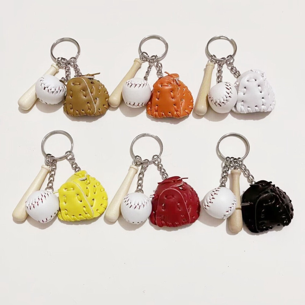 2CM Baseball Keychain 3Pcs Set - đánh giá và giá Ornament Ball Set