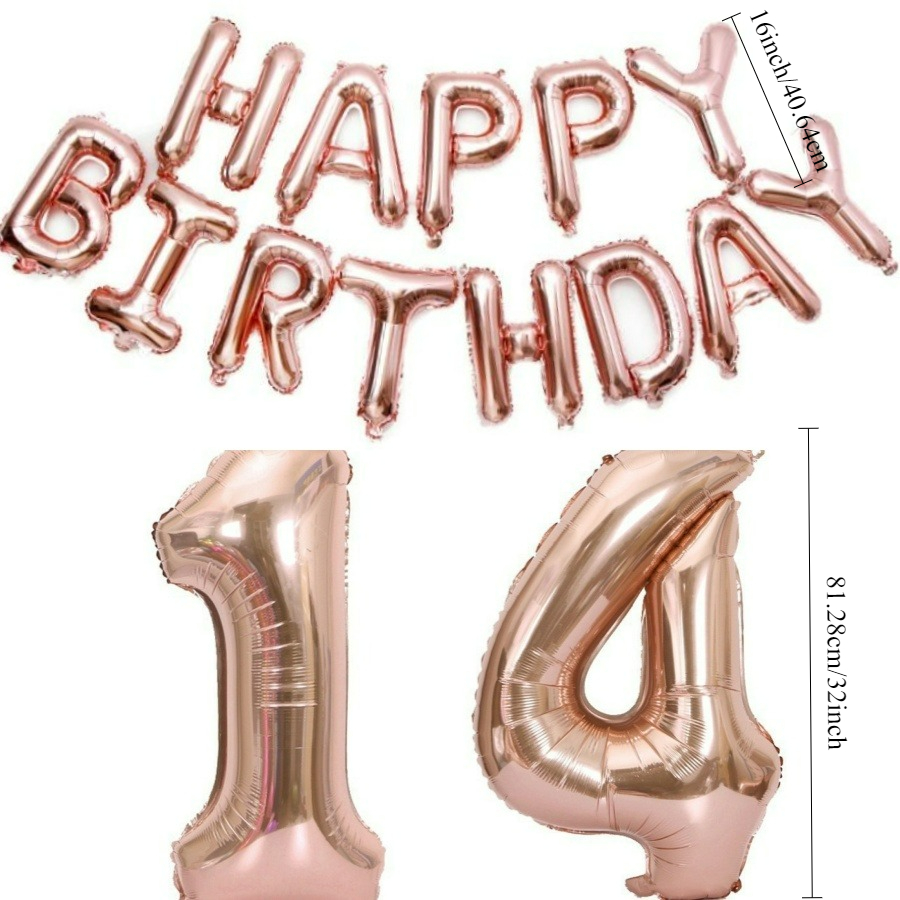 Happy Birthday 32Inch Number F - đánh giá và giá Tinsel Garland Decoration