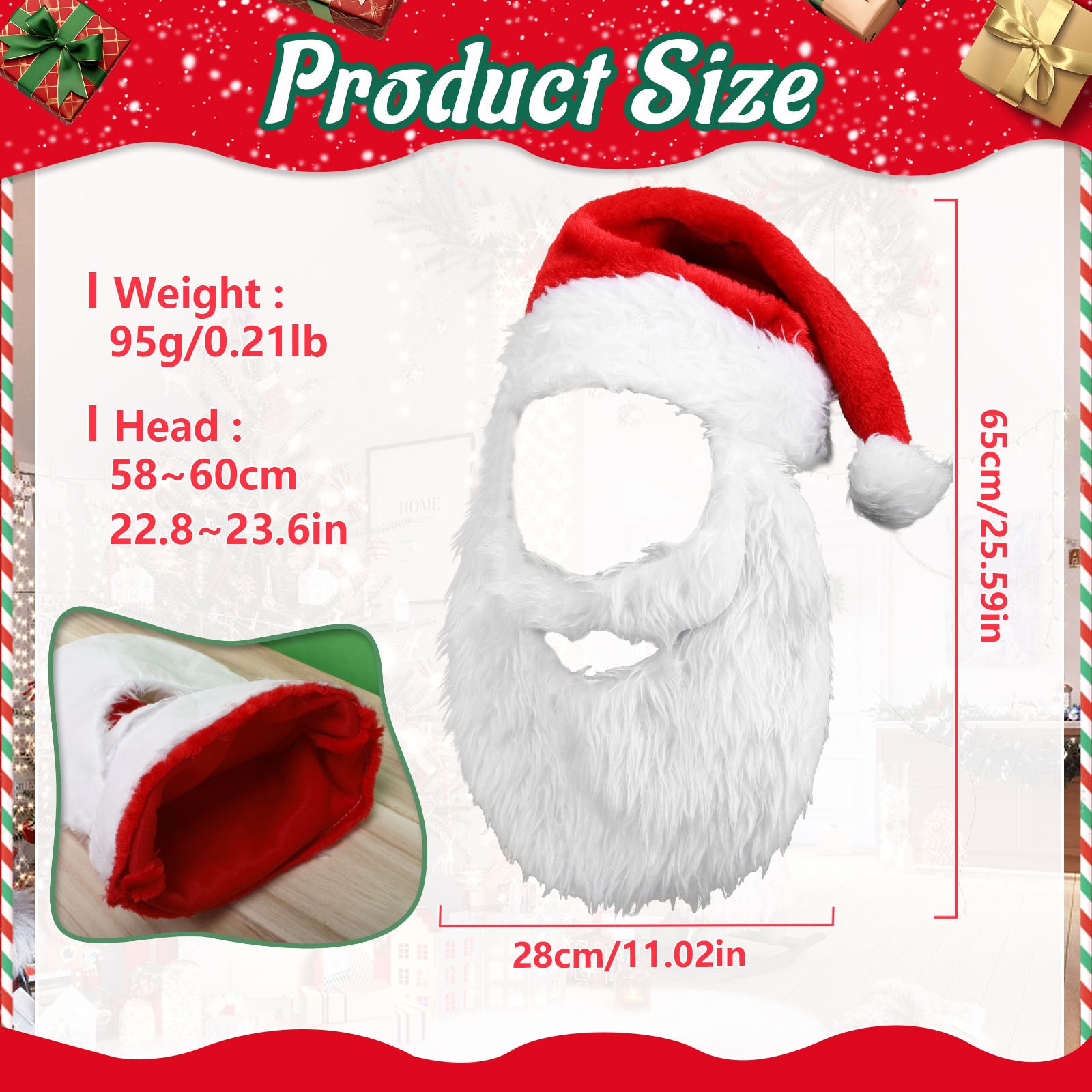 New Adults Ball Plush Christma - đánh giá và giá Santa Hat Plush