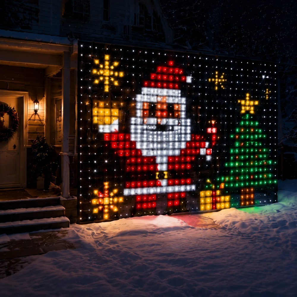 Smart RGB LED Curtain Lights B - đánh giá và giá Led Fairy String Lights