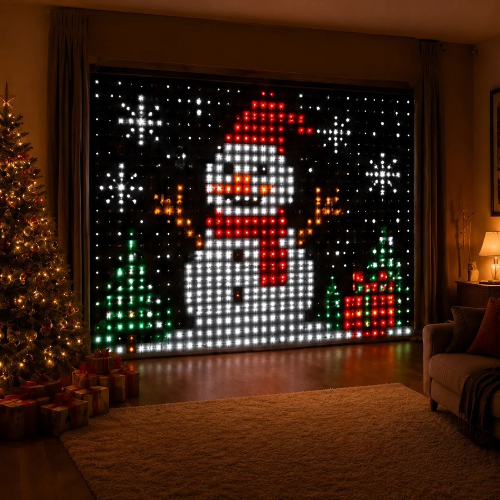 Smart RGB LED Curtain Lights B - đánh giá và giá Led Fairy String Lights