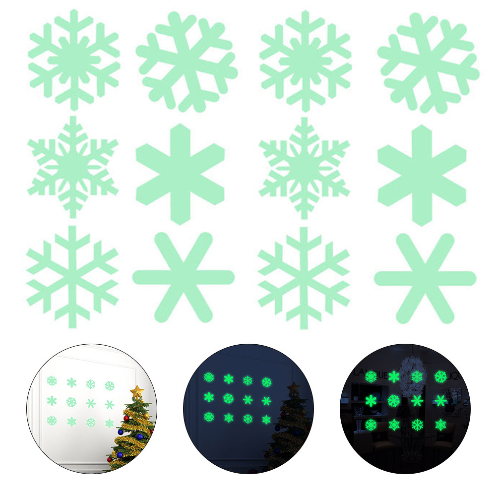 1Set Luminous Christmas Snowfl - đánh giá và giá Snowflake Window Decal